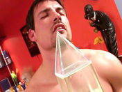 Bathroom, soap, two guys... you know what happens next ;-) gay video