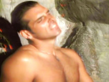 Suck my cock in a warm spring!
