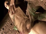 Beautiful black showing off on a back street! porn video
