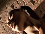 Beautiful black showing off on a back street! sex video