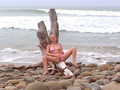 Amatrice fontaine baise sur une plage niçoise !