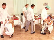 Gang Bang in the hospital for Dora Venters and Betty Dark (part 1) sex video
