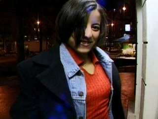 Hairstylist doing her parting