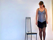 Brunette for photo shooting and porn screwing sex video