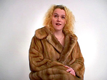 Blouson en poil et baise qui fait mal