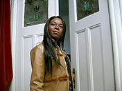 Ebony black bum for extreme dildo fun