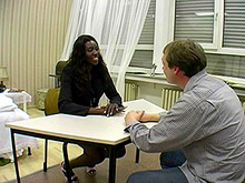 Entretien d'embauche pour black dévergondée