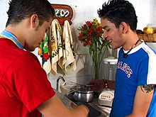 Una polla chantill� para desayunar