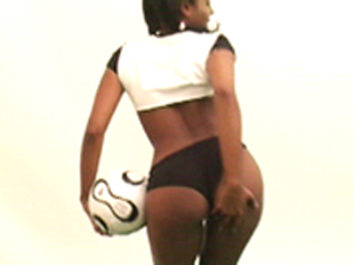 photo porno Supportrice de Trinidad & Tobago en show sexy privé ! -  BIG