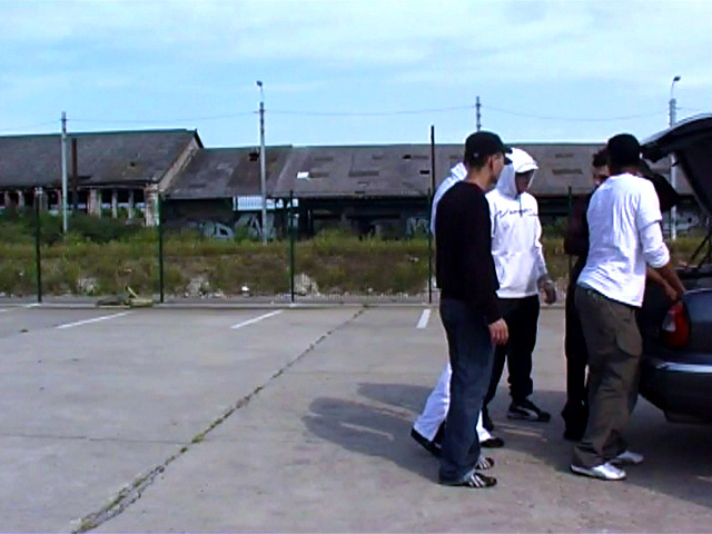 An altercation that turns into an orgy between youths